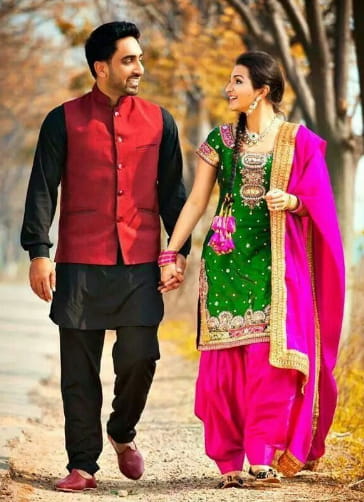 Punjabi Suits With Bright Colors