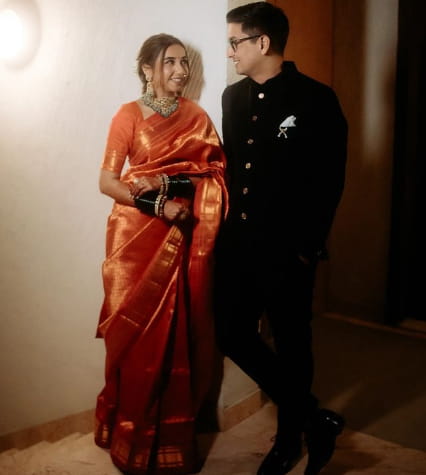 Traditional Saree With Formal Wear